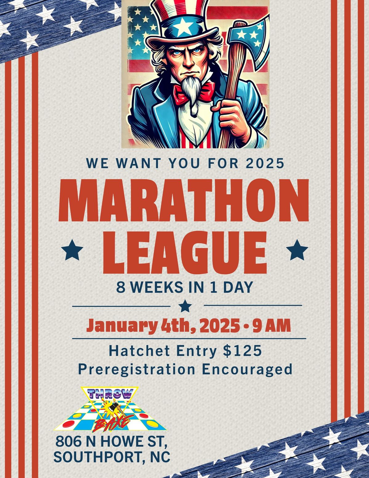 Throw Baxe Marathon League