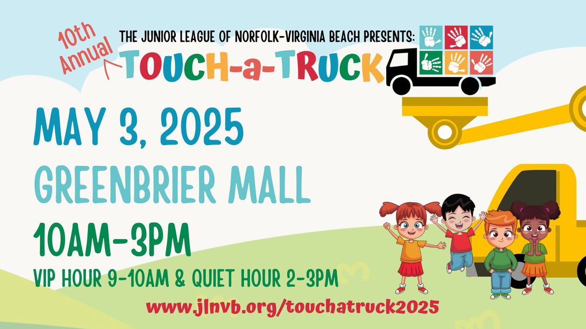 10th Annual Touch-a-Truck\u2122 Presented by the Junior League of Norfolk-Virginia Beach