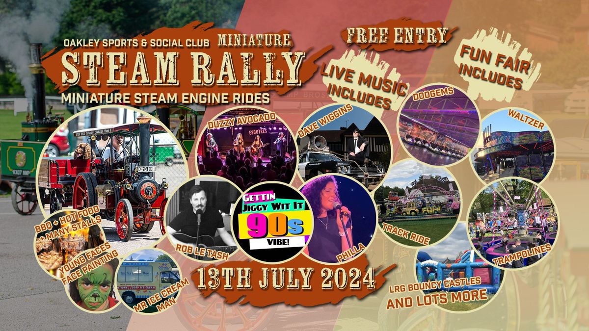 Miniature Steam Rally & Fun Fair :: Oakley Sports & Social Club