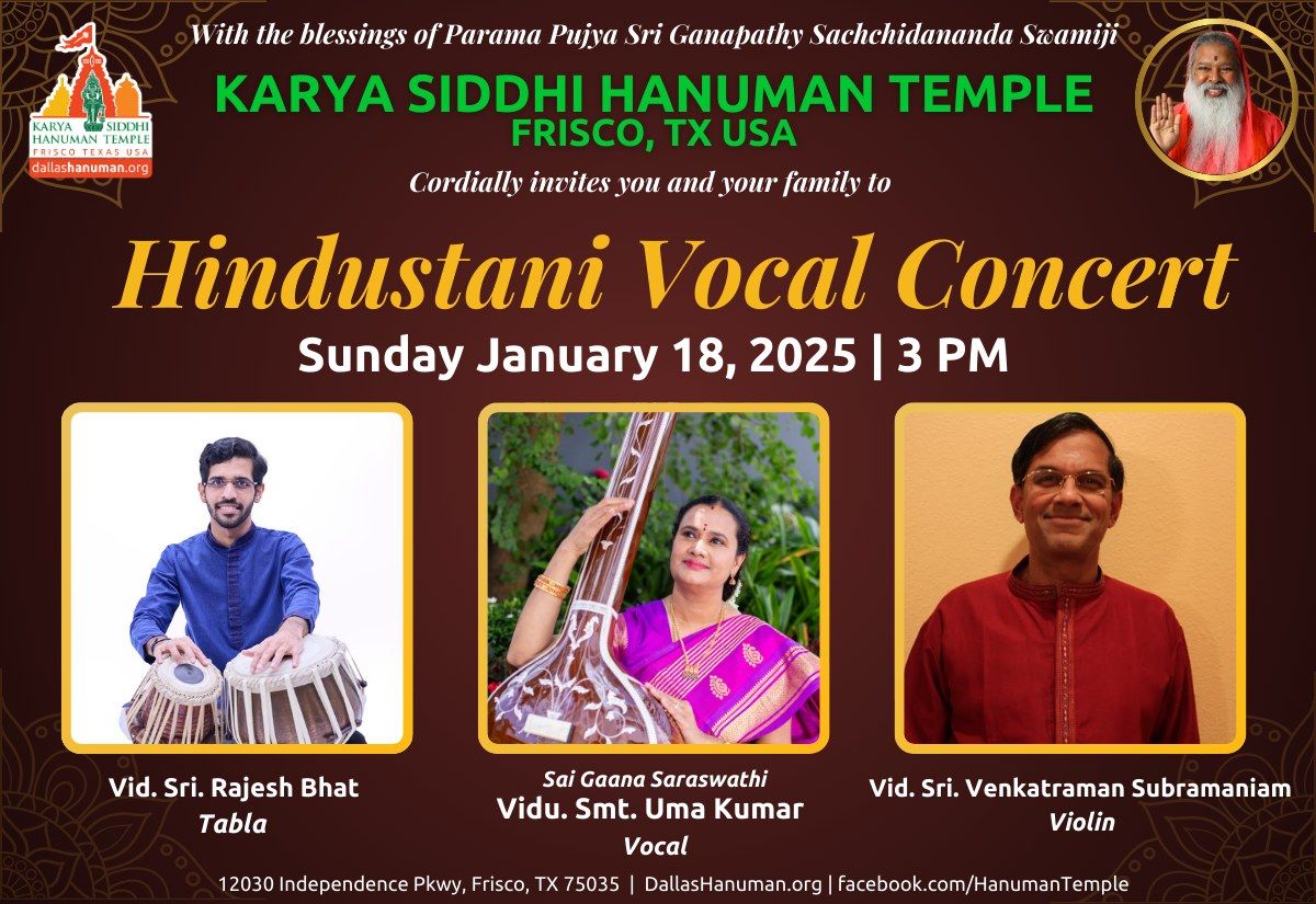 Hindustani Vocal Concert