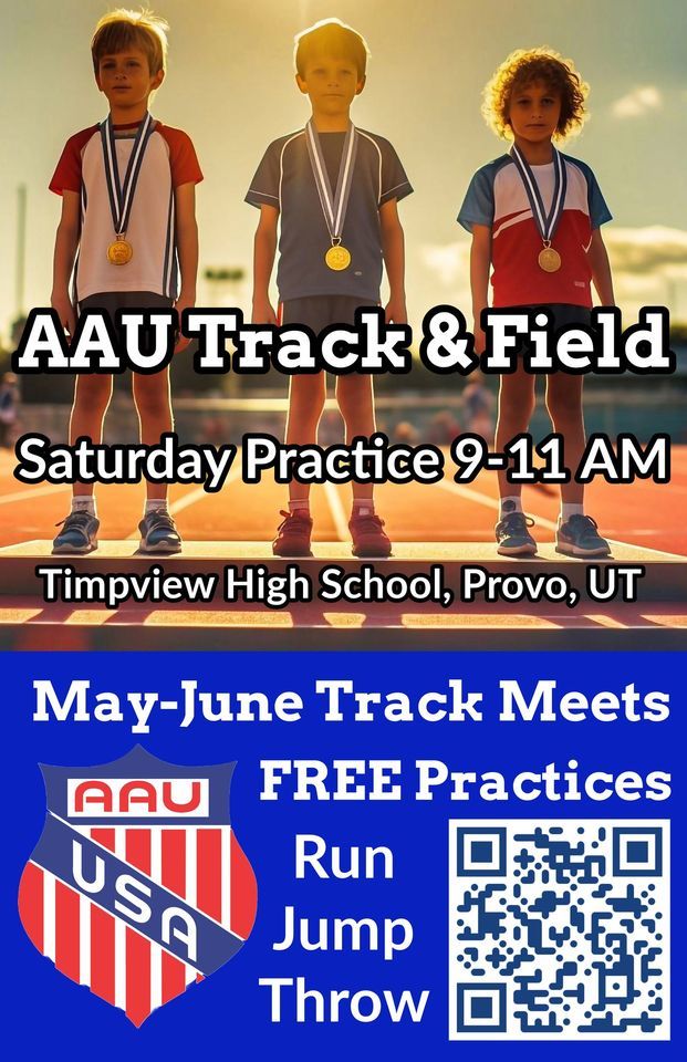 AAU Roadrunner Track Practice