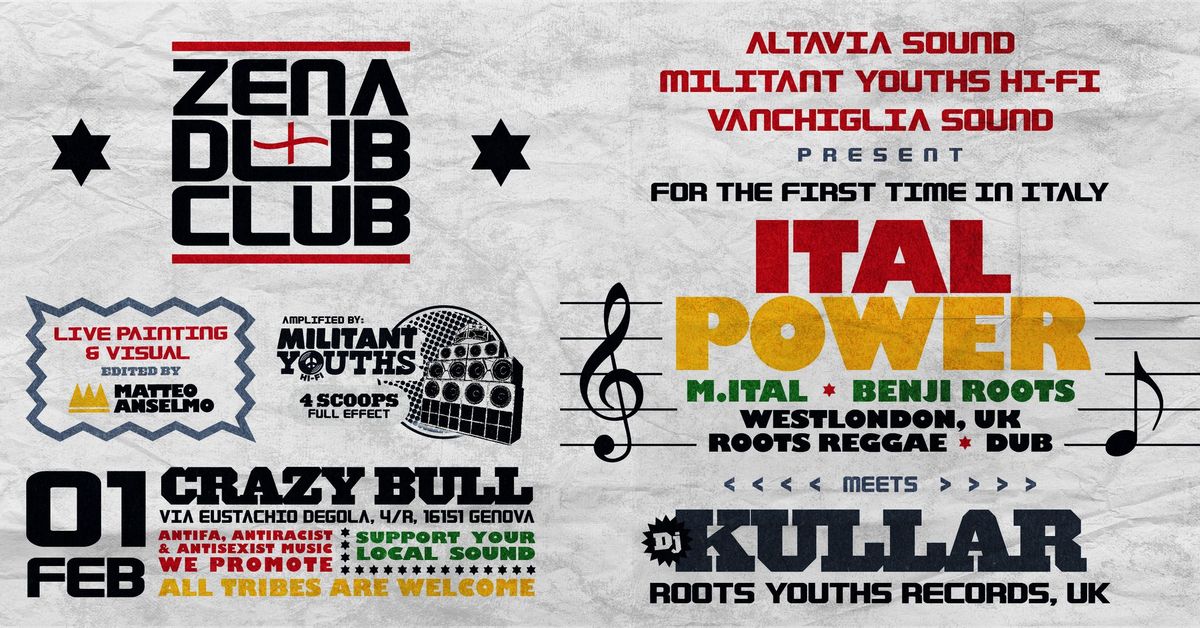 ZENA DUB CLUB #1 ITAL POWER & KULLAR ROOTS YOUTHS