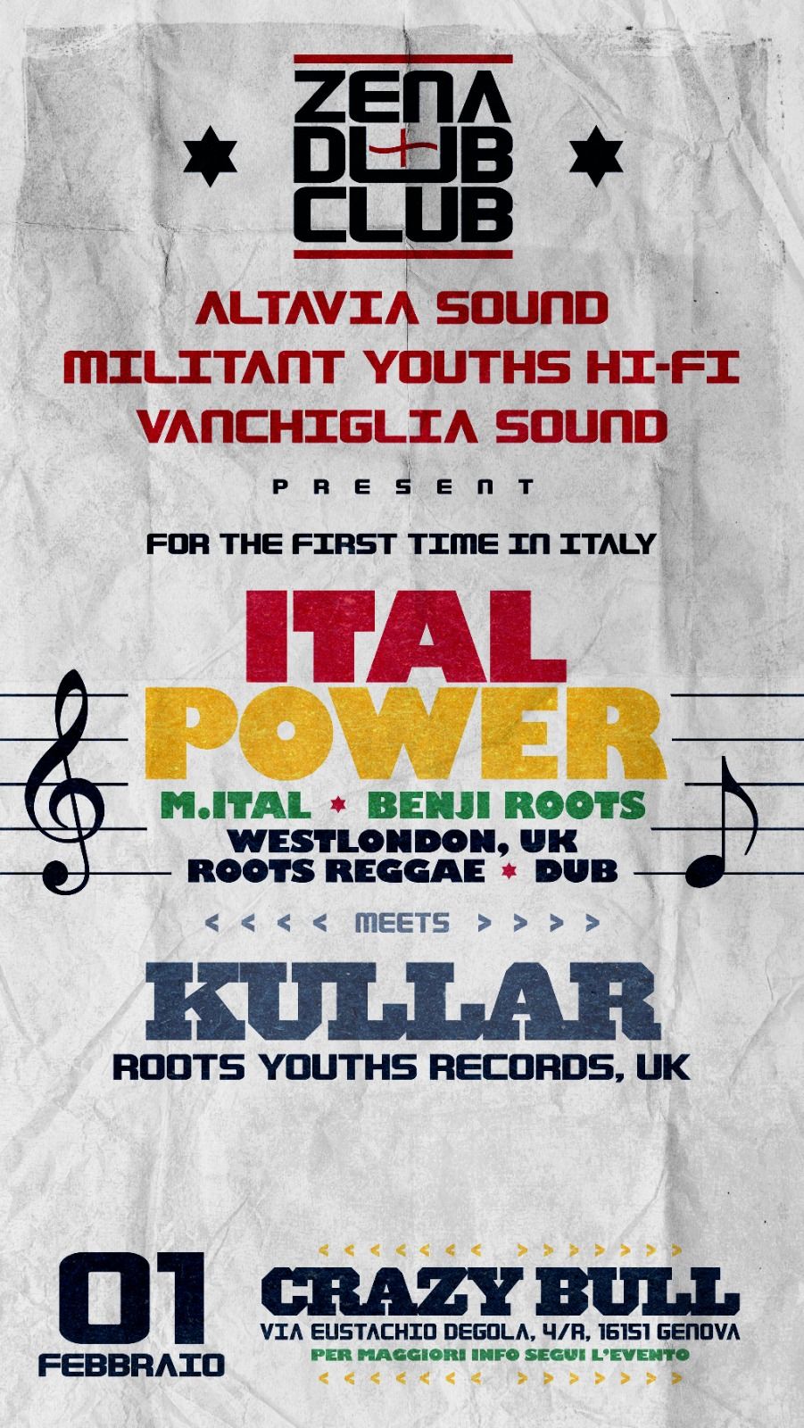 ZENA DUB CLUB #1 ITAL POWER & KULLAR ROOTS YOUTHS