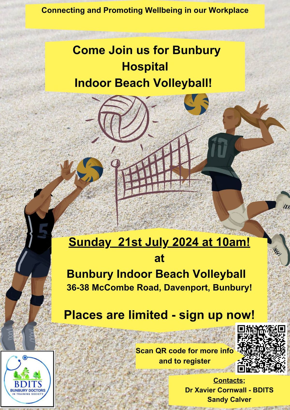 Bunbury Hospital Indoor Beach Volleyball 