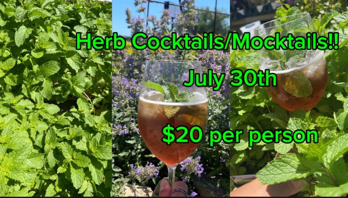 Herb Cocktails\/Mocktails