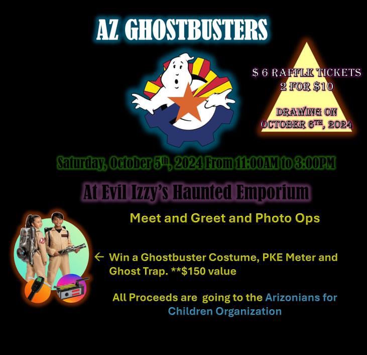 Arizonans for Children Fundraiser At Evil Izzy's Haunted Emporium - 10\/5\/24