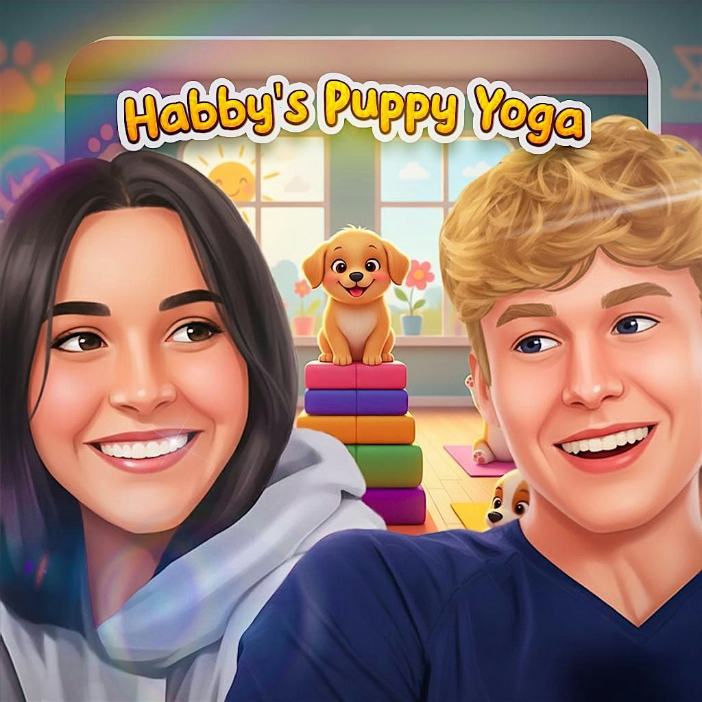 Habby's Puppy Yoga Session