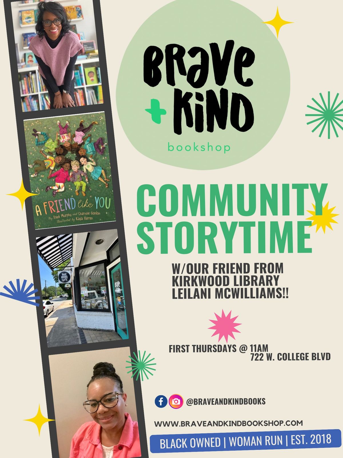 COMMUNITY STORYTIME | SPECIAL GUEST: Ms Leilani from the Kirkwood Library