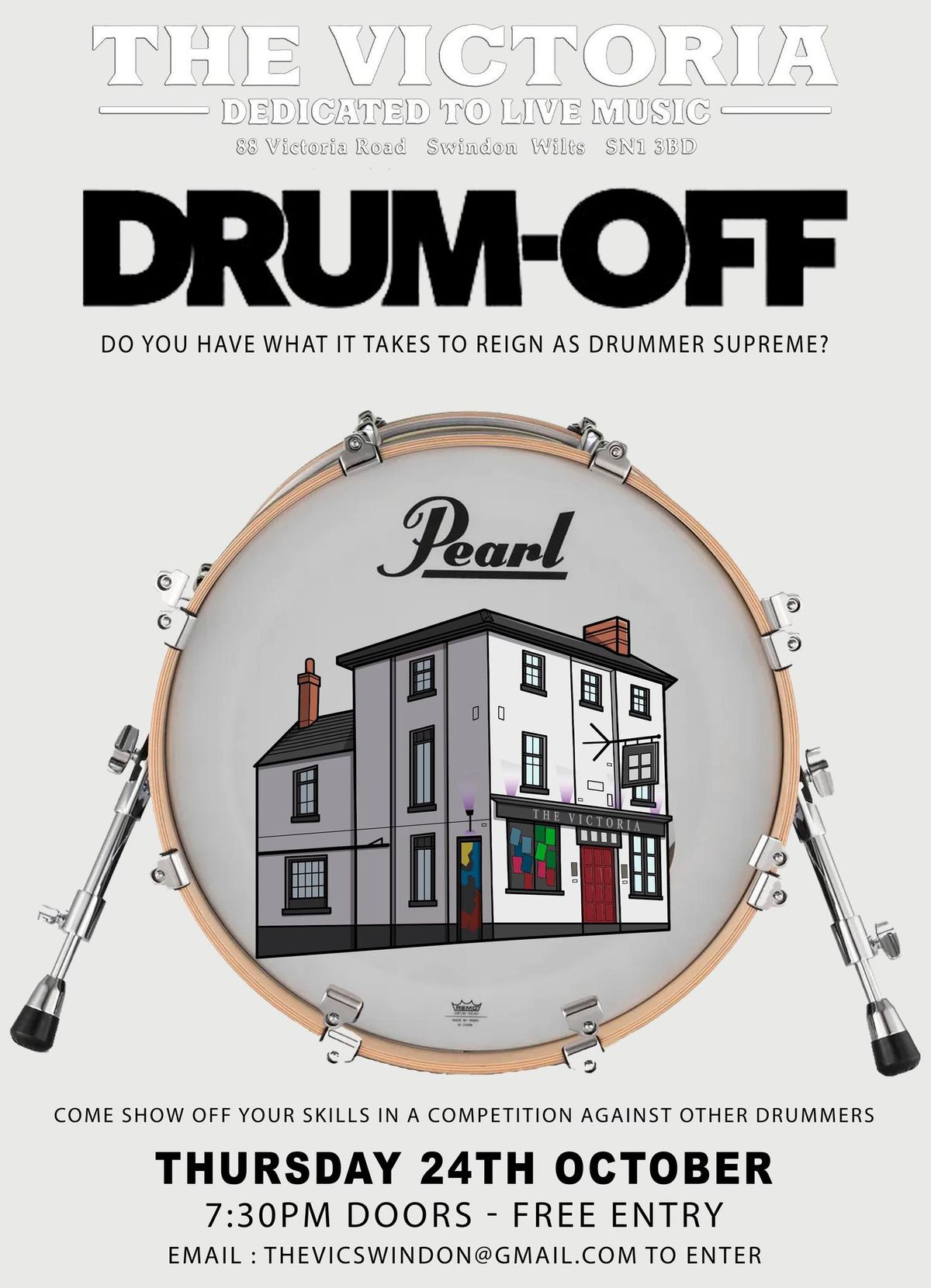 DRUM-OFF 2024 - at The Vic 