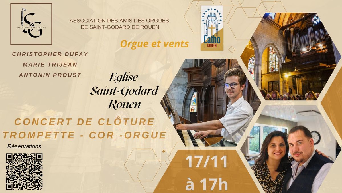 Orgue et vents - Concert de cl\u00f4ture - Trompette & Cor & Orgue