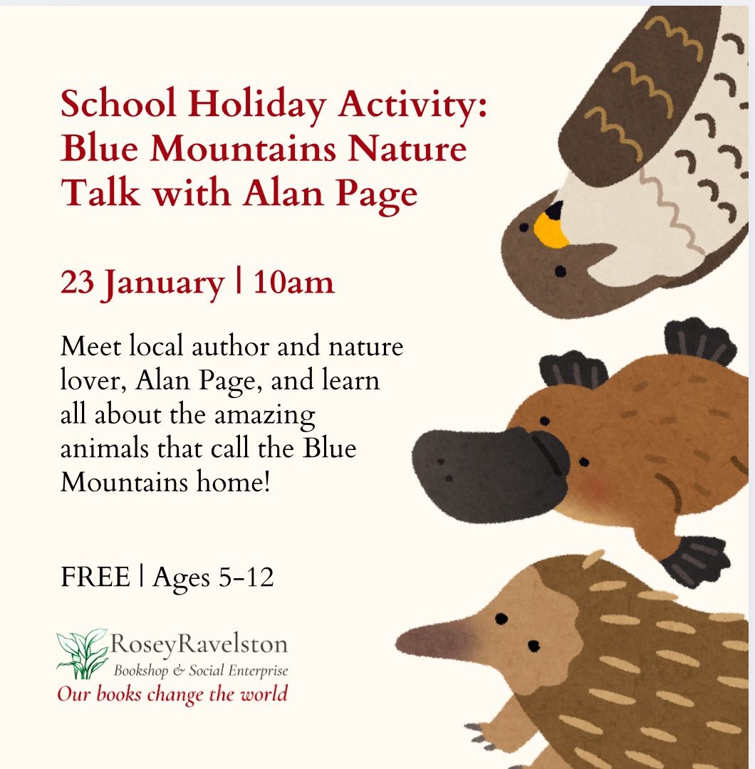 Blue Mountains Nature Talk with Allan Page