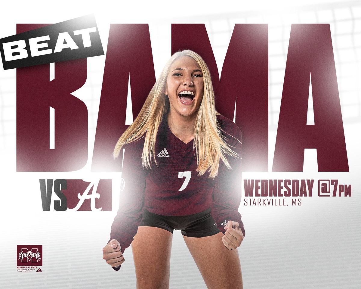 Mississippi State Bulldogs at Alabama Crimson Tide Womens Volleyball