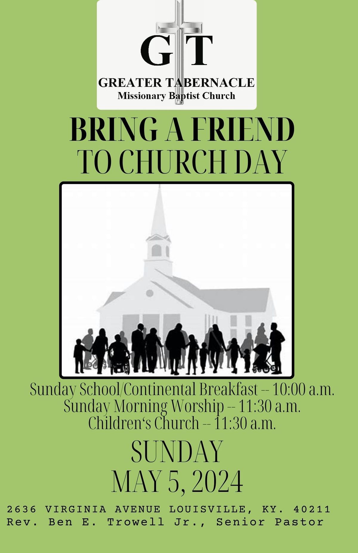 Bring A Friend To Church Day