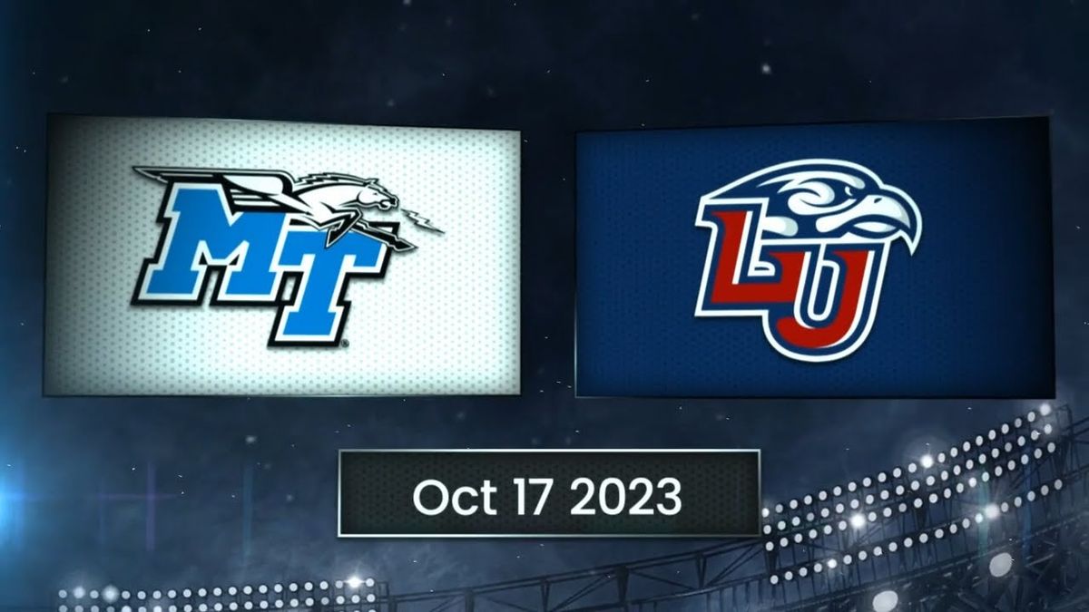 Liberty Flames at Middle Tennessee State Blue Raiders Football