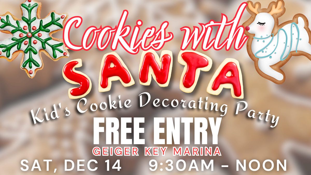 \ud83c\udf6a\ud83c\udf85\ud83c\udffdCookies w\/ Santa Kid's Cookie Decorating Party