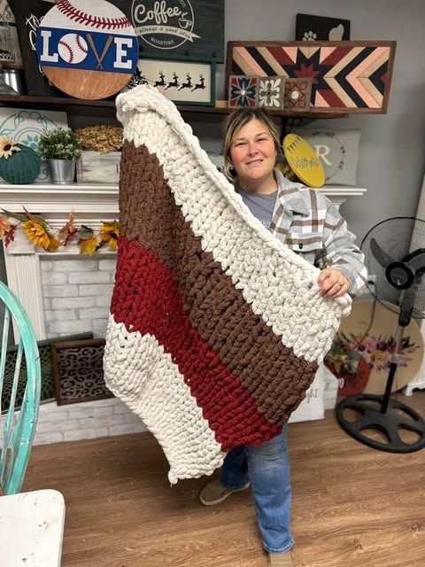 Chunky Knit Blanket Class