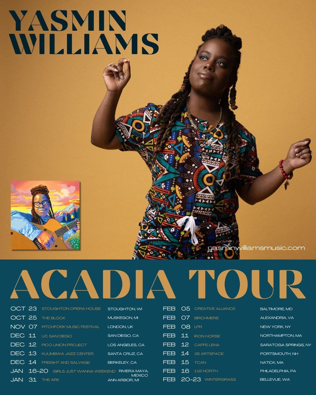 Yasmin Williams at Jimmys Jazz and Blues Club
