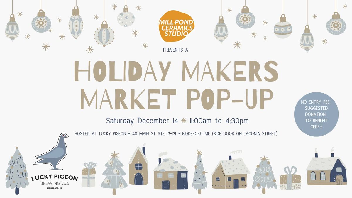 Holiday Makers Market Pop-Up at Lucky Pigeon