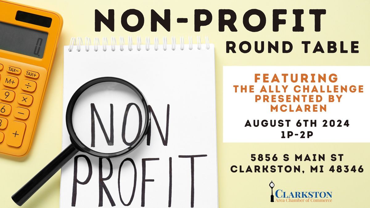 August Non-Profit Round Table