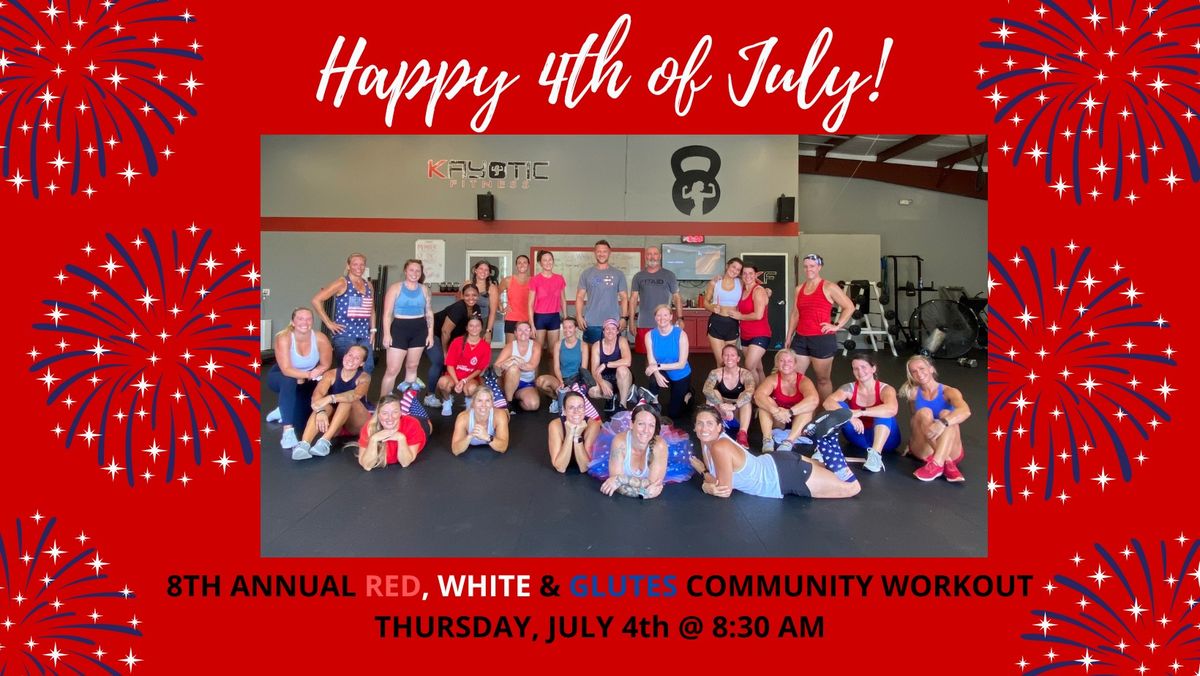 8TH ANNUAL RED, WHITE & GLUTES