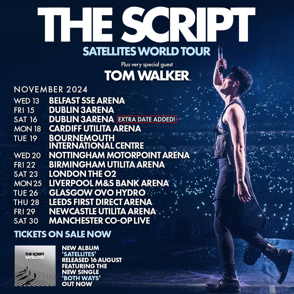 The Script\/Tom Walker 2 seats left