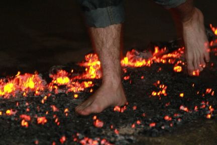 Winter Solstice Charity Firewalk