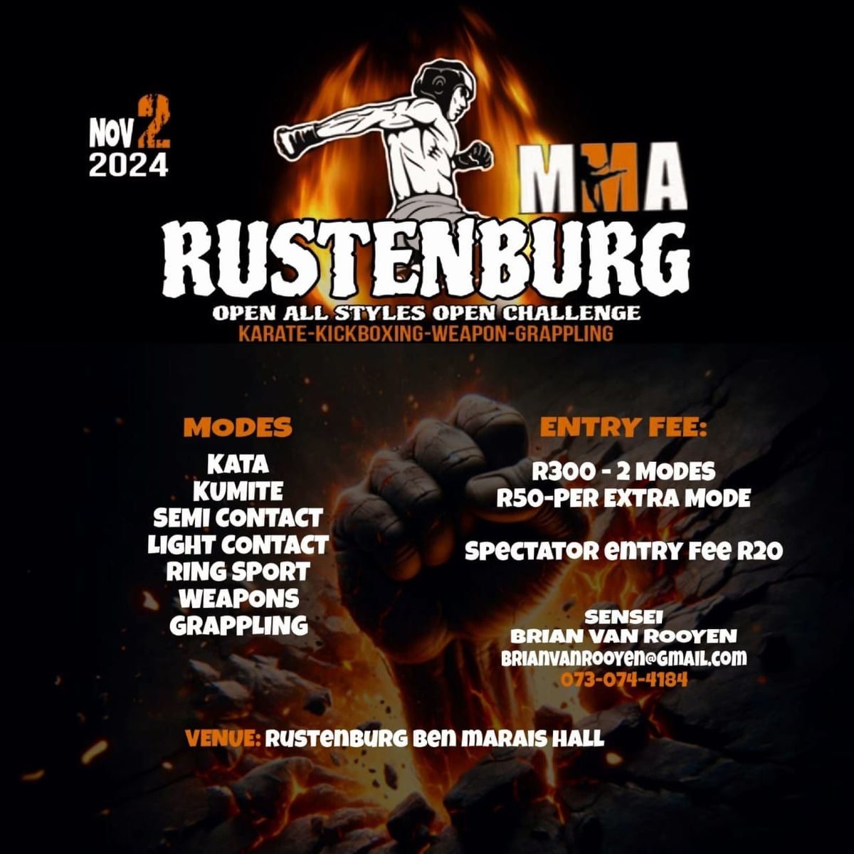 Rustenburg Open All Styles Open Challenge\ufffd