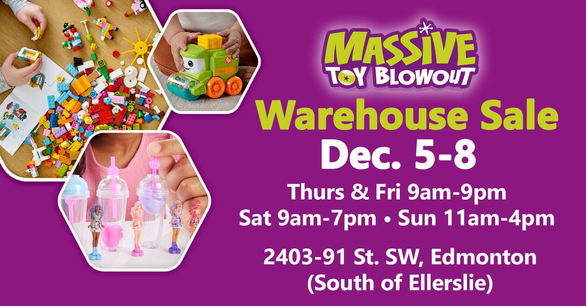 Warehouse Sale - Dec 5-8