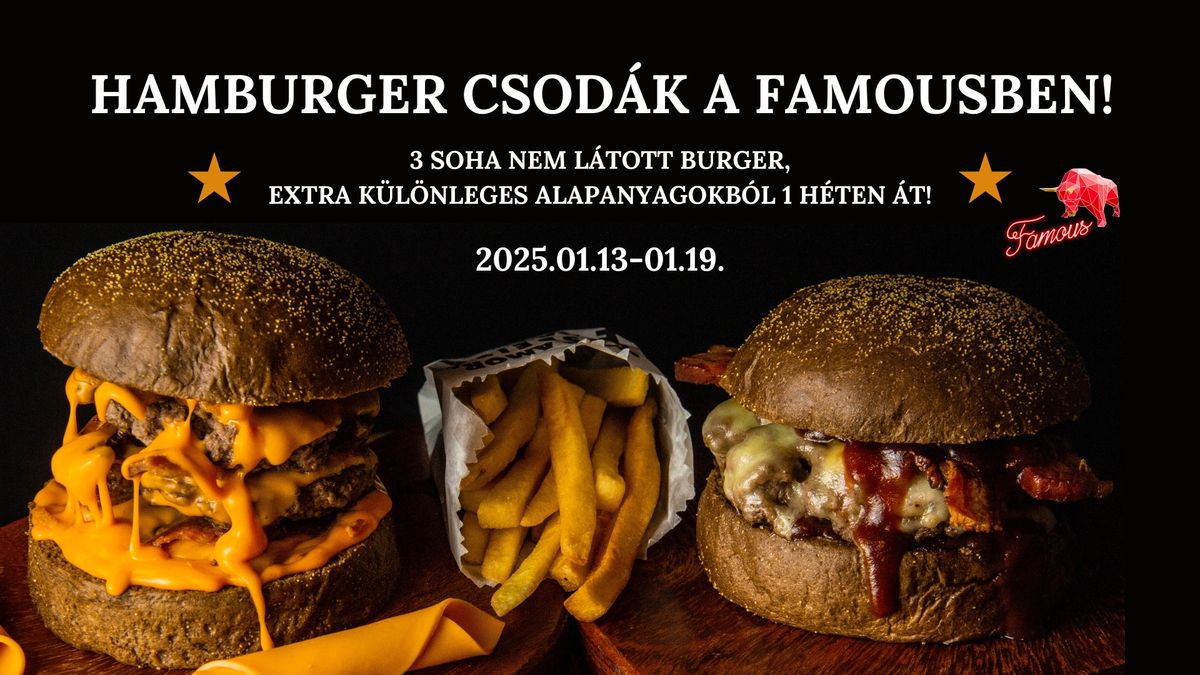 HAMBURGER CSOD\u00c1K A FAMOUSBEN!