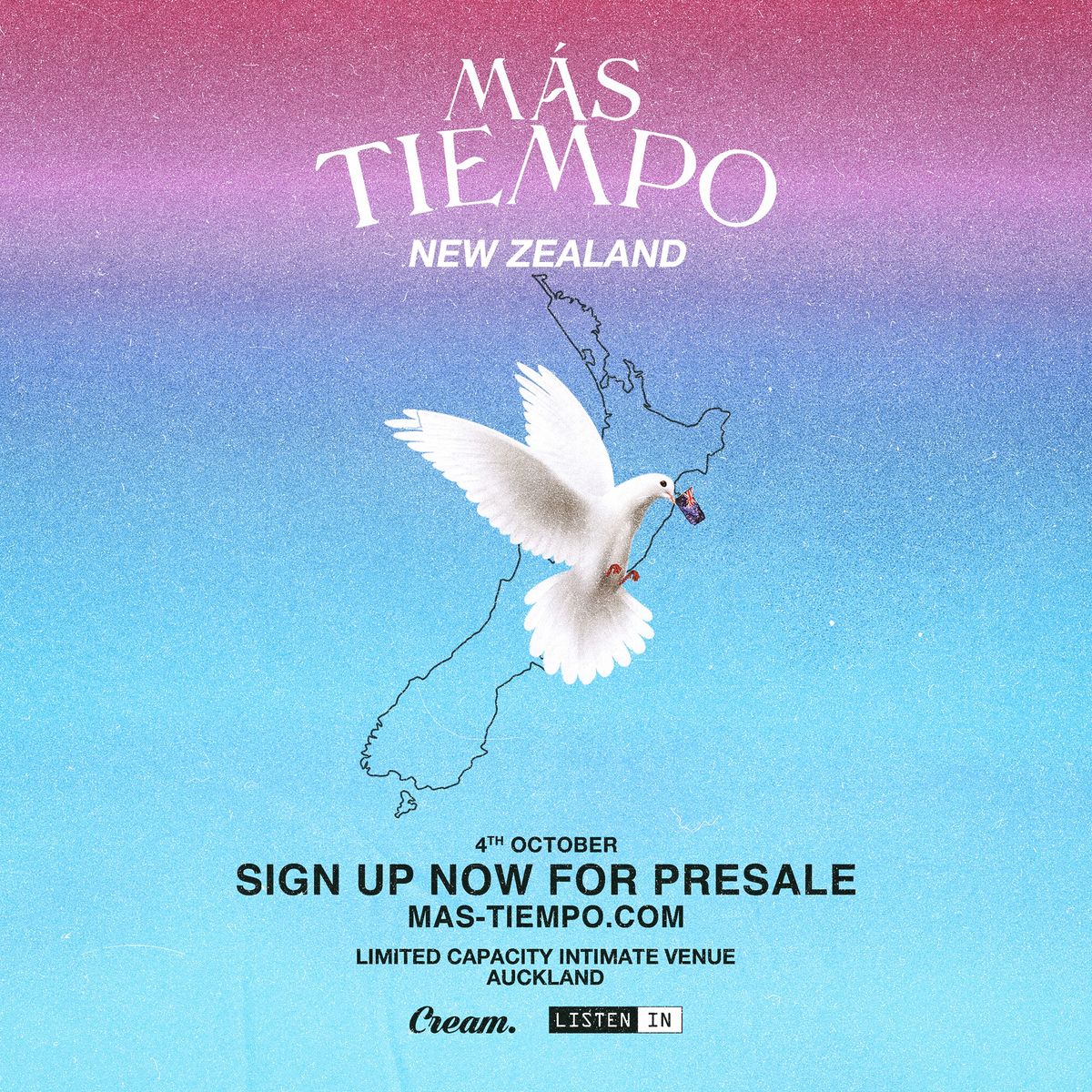 M\u00e1s Tiempo | Auckland | Intimate Limited Capacity Show