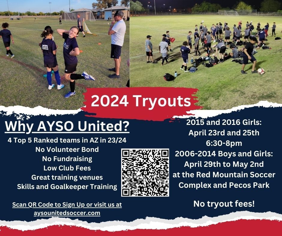 AYSO United 2024-2025 Tryouts