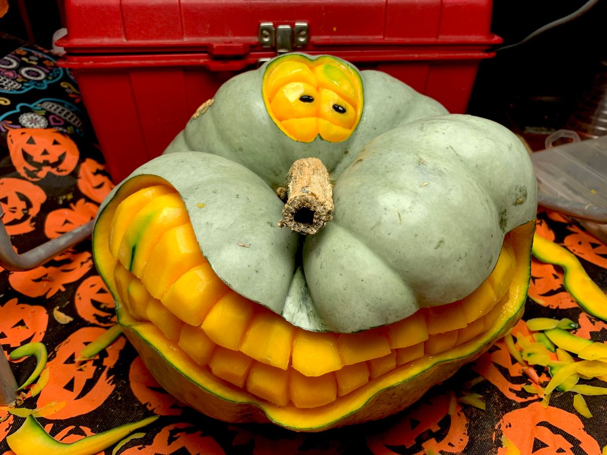 The Lord of the Gourd at Skegemog Gardens