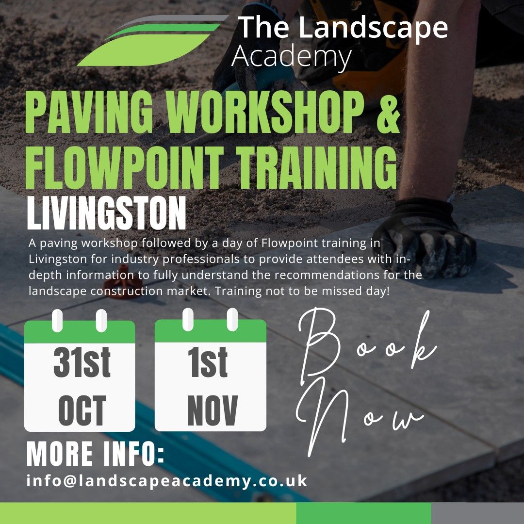 1 Day Paving Workshop for Landscape Industry Professionals - LIVINGSTON