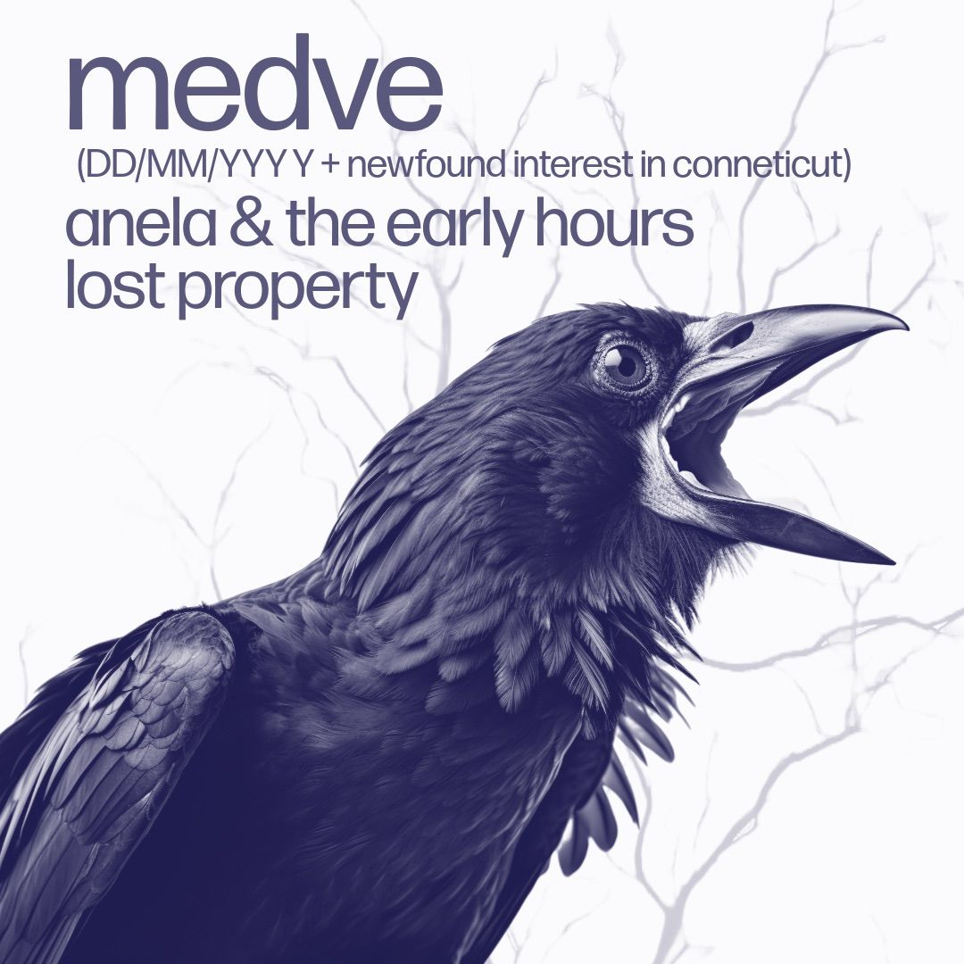 Medve, Anela & The Early Hours + Lost Property