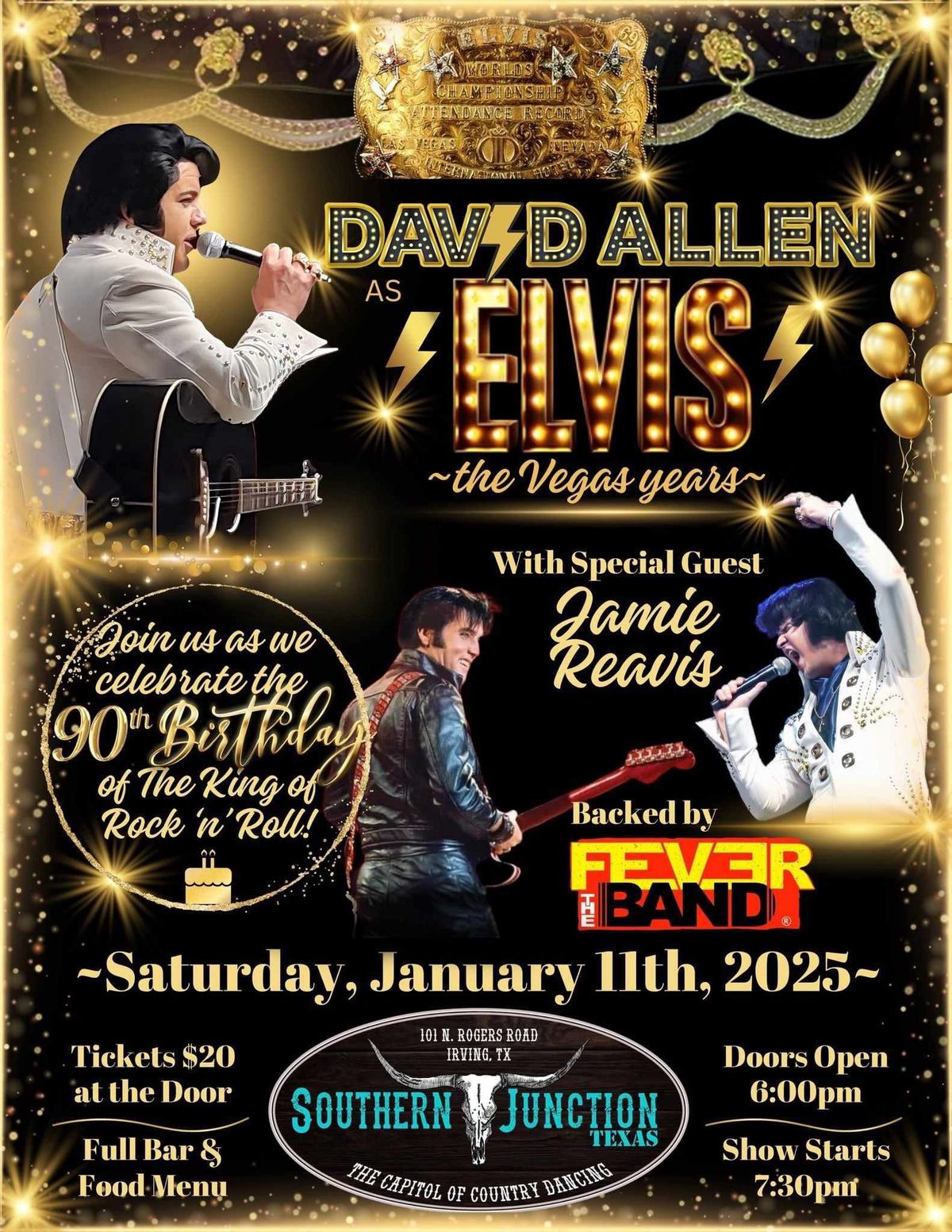 Southern Junction Texas Presents - David Allen as Elvis!