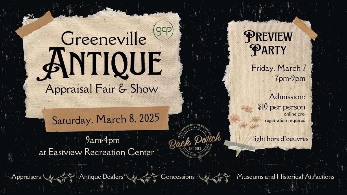 Greeneville Antique & Appraisal Fair