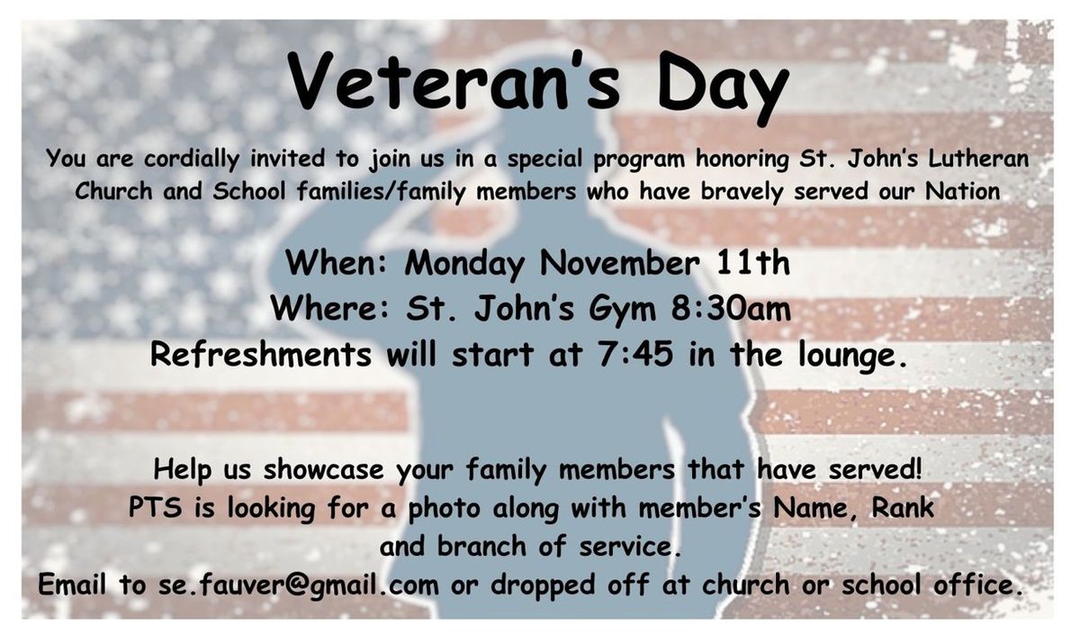 Veteran's Day Event 