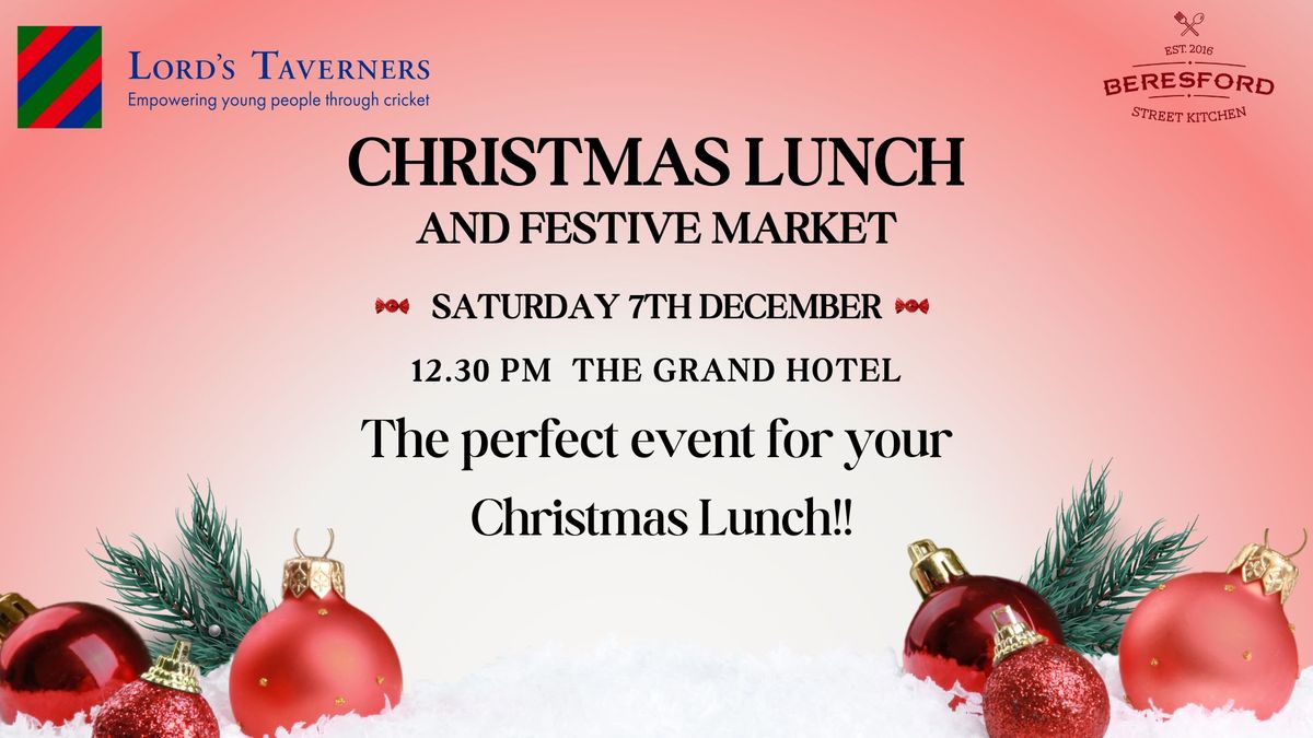 BSK and Lord's Taverners Christmas Lunch and  Festive Market