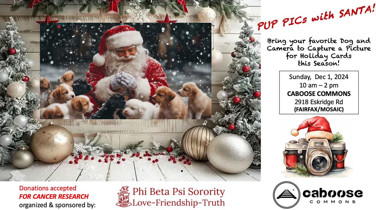 PUP PICs with SANTA