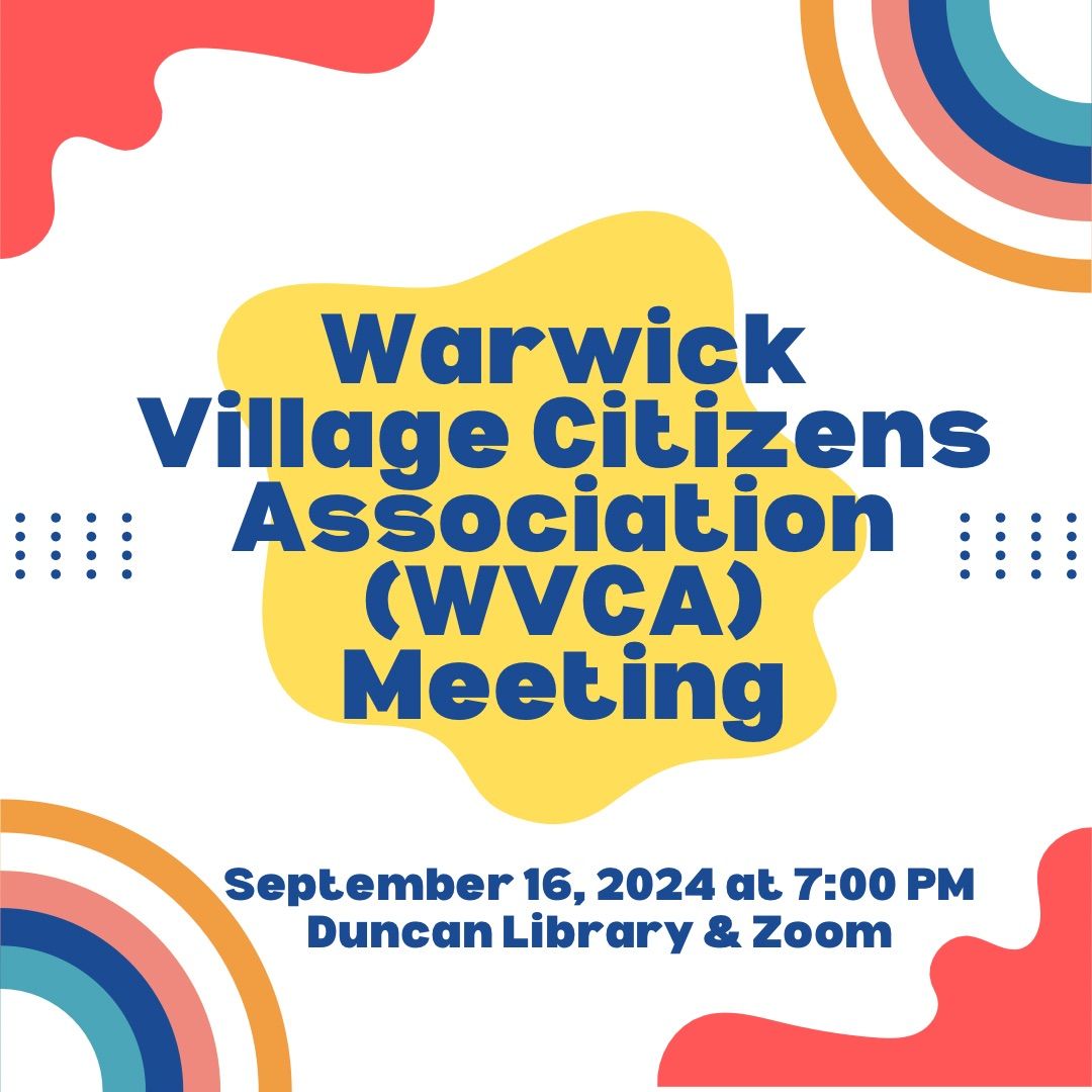 WVCA Meeting--SEPT 2024