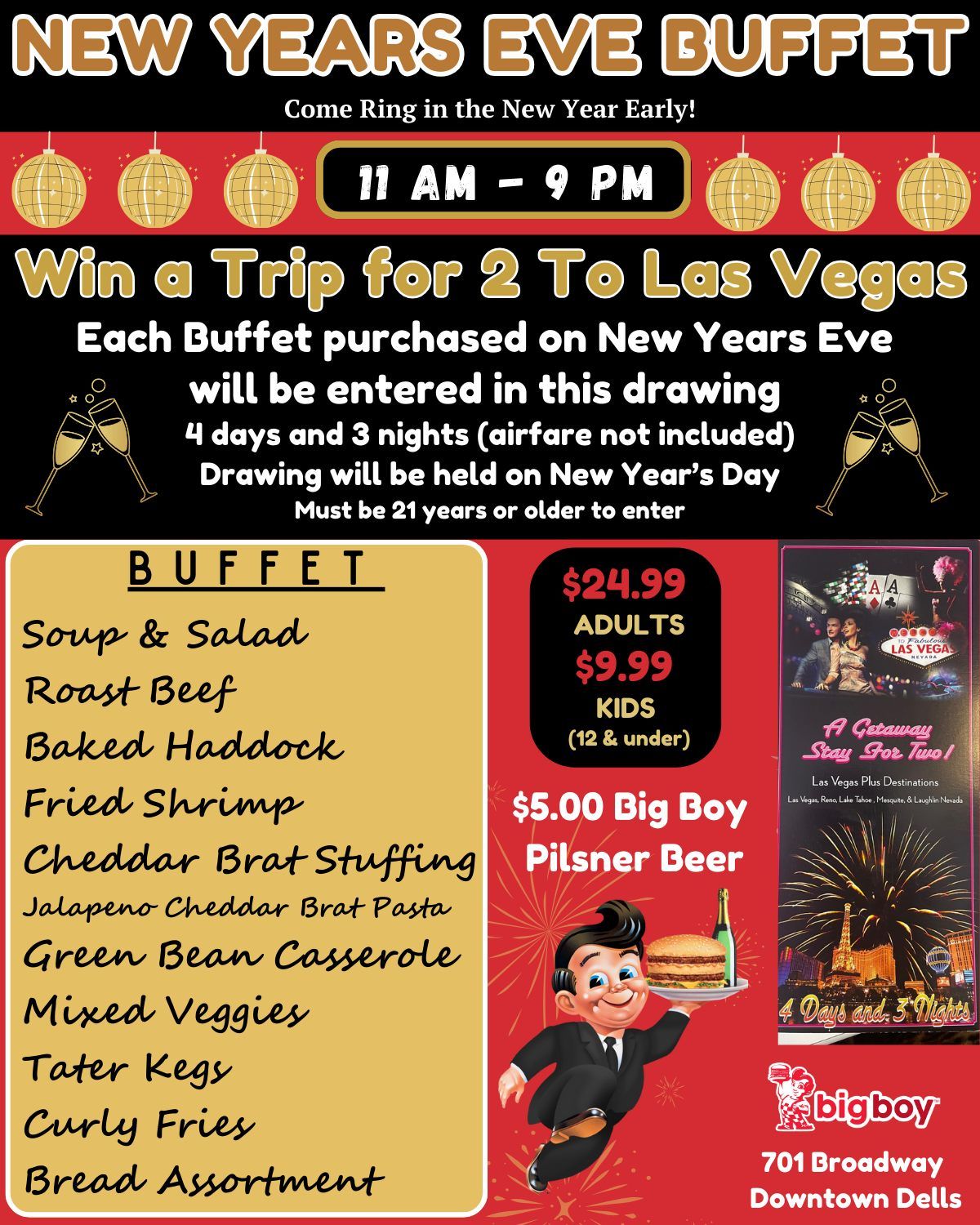 NYE BUFFET