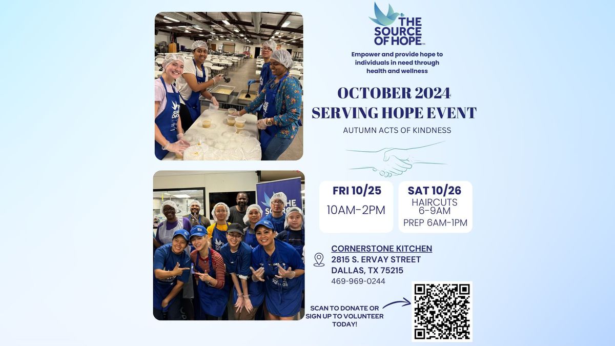 Serving Hope - October 2024