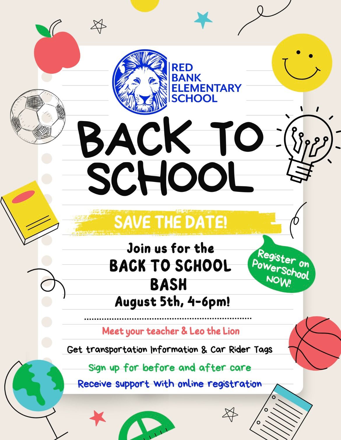 Back to School Bash and Registration