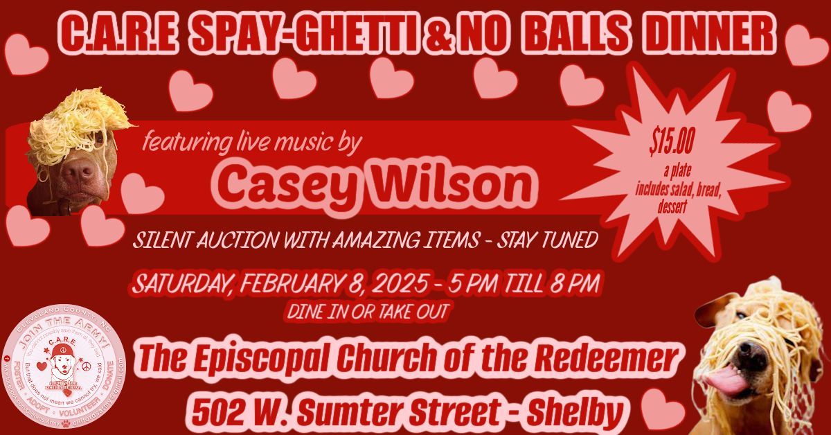 CARE Spay-ghetti & No Balls Dinner