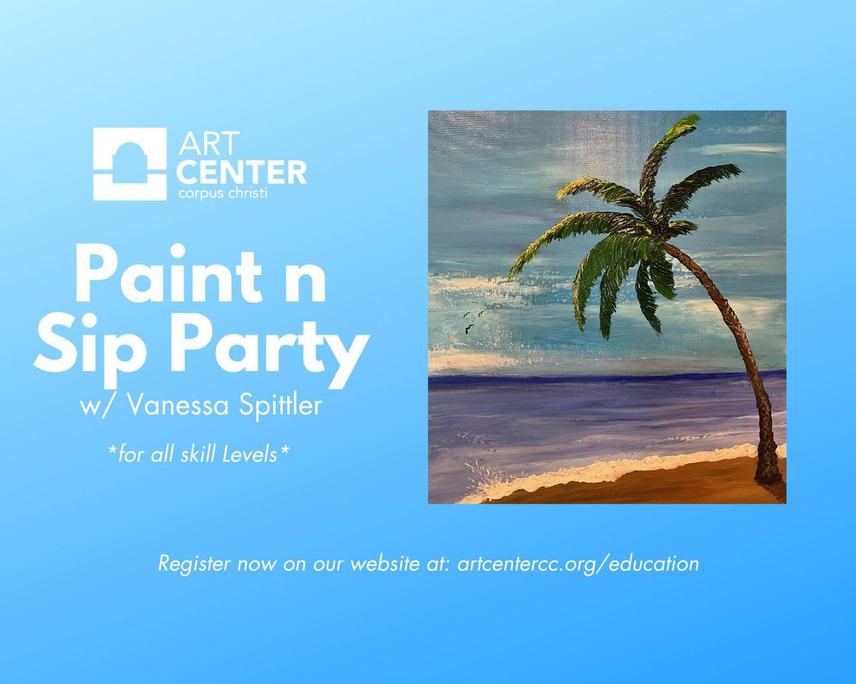 Paint n Sip party w\/ Vanessa Spittler!