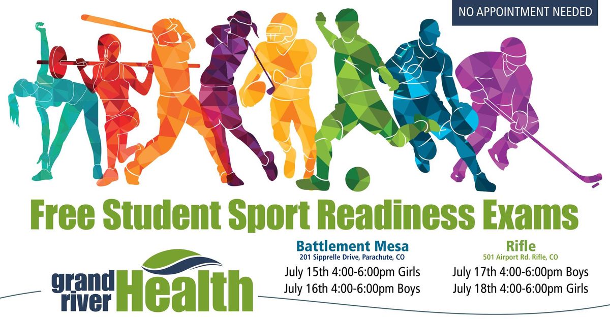 FREE Sports Physicals @ Rifle - GIRLS