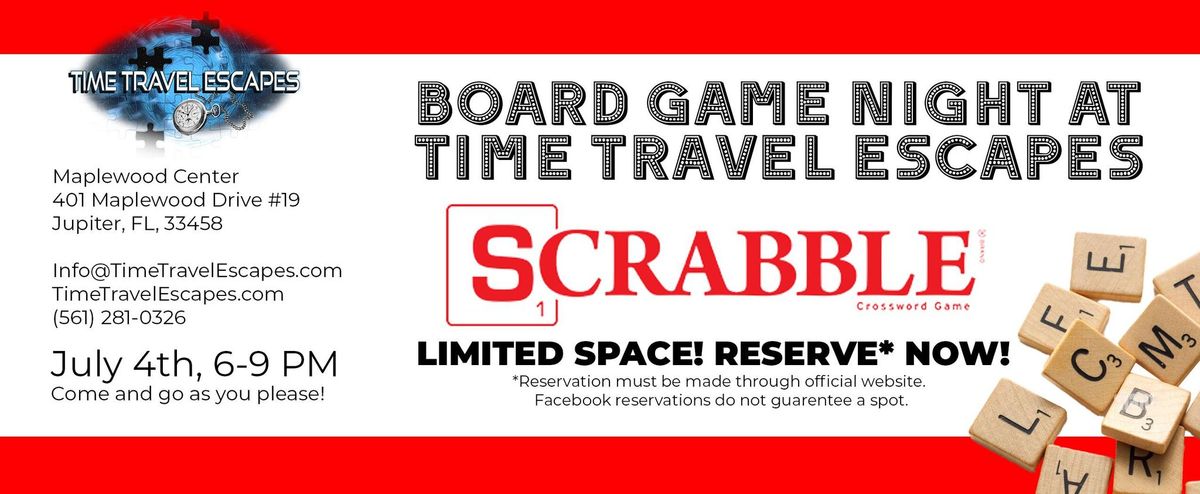 Board Game Night - Scrabble
