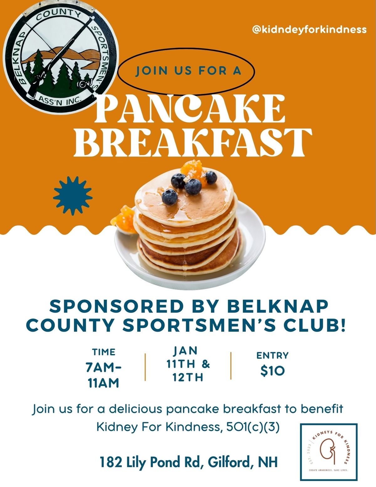 Pancake Breakfast Fundraiser