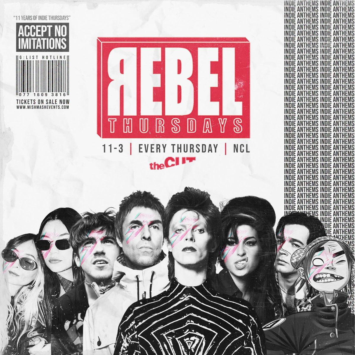 REBEL \/ Indie Thursdays at theCUT \/ 24th October 2024