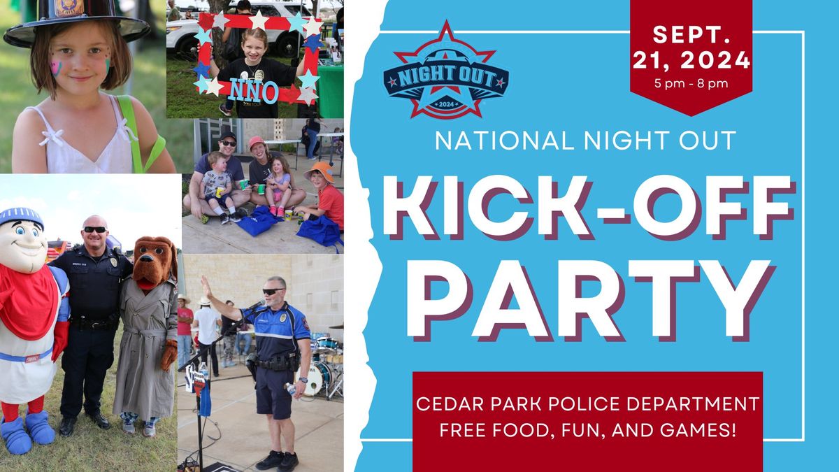 2024 National Night Out Kick-Off Party